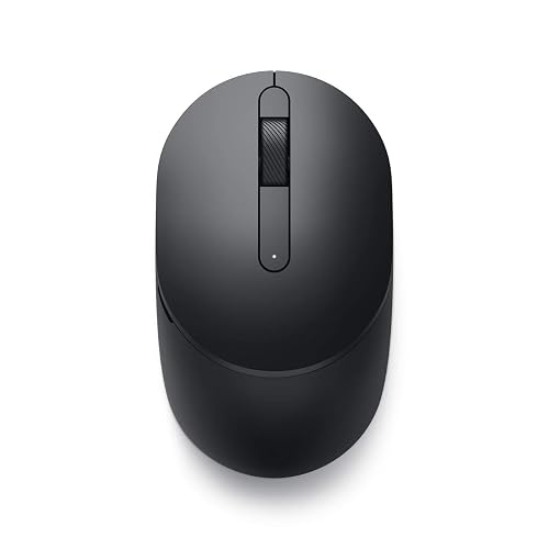 DELL Mouse Inalámbrico USB y Bluetooth MS3320W | 2,4 GHz, 3 botones, DPI ajustable 1000-4000, par rápido, intercambio avanzado de 3 años, negro