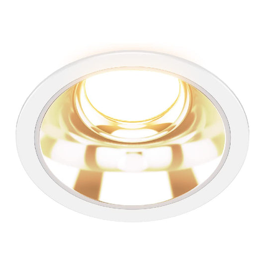Tecnolite Lámpara Downlight LED Empotrable 35 W, Luz Blanca Configurable, Atenuable, IP54, LED integrado