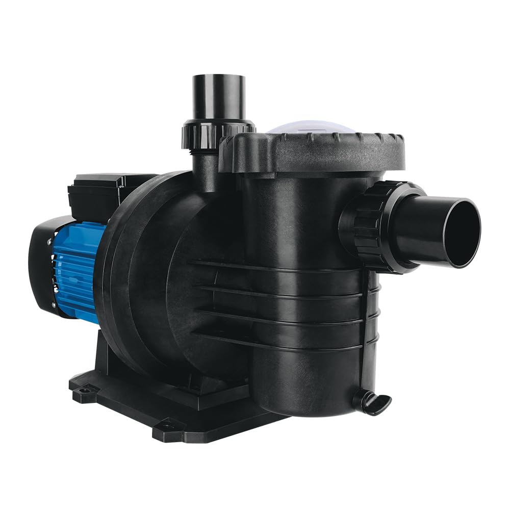 Igoto BP-1 Bomba de Piscina 1 HP 325W IP65 para Alberca Alto Flujo 325 L/min Altura 12 m Silenciosa y Potente Multivoltaje 110/220V Conexión 2” NPT Uso Doméstico y Filtración