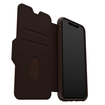 Otterbox Strada Series Case for iPhone 11 Pro MAX - Espresso (Dark Brown/Worn Brown Leather)