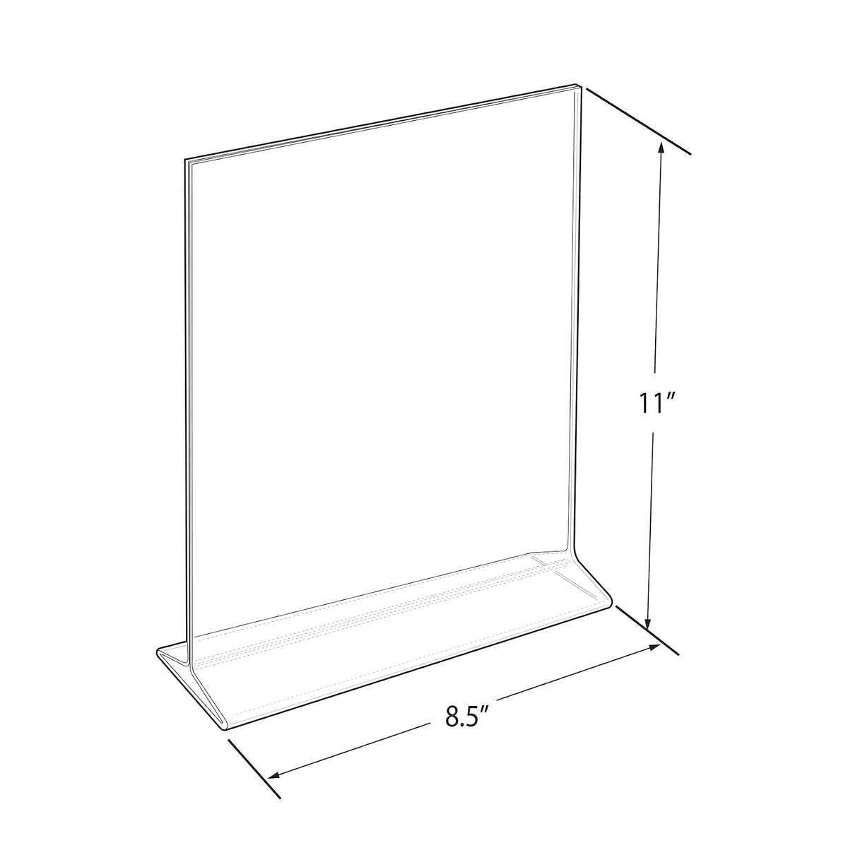 Azar Displays - Soporte para carteles (acrílico)