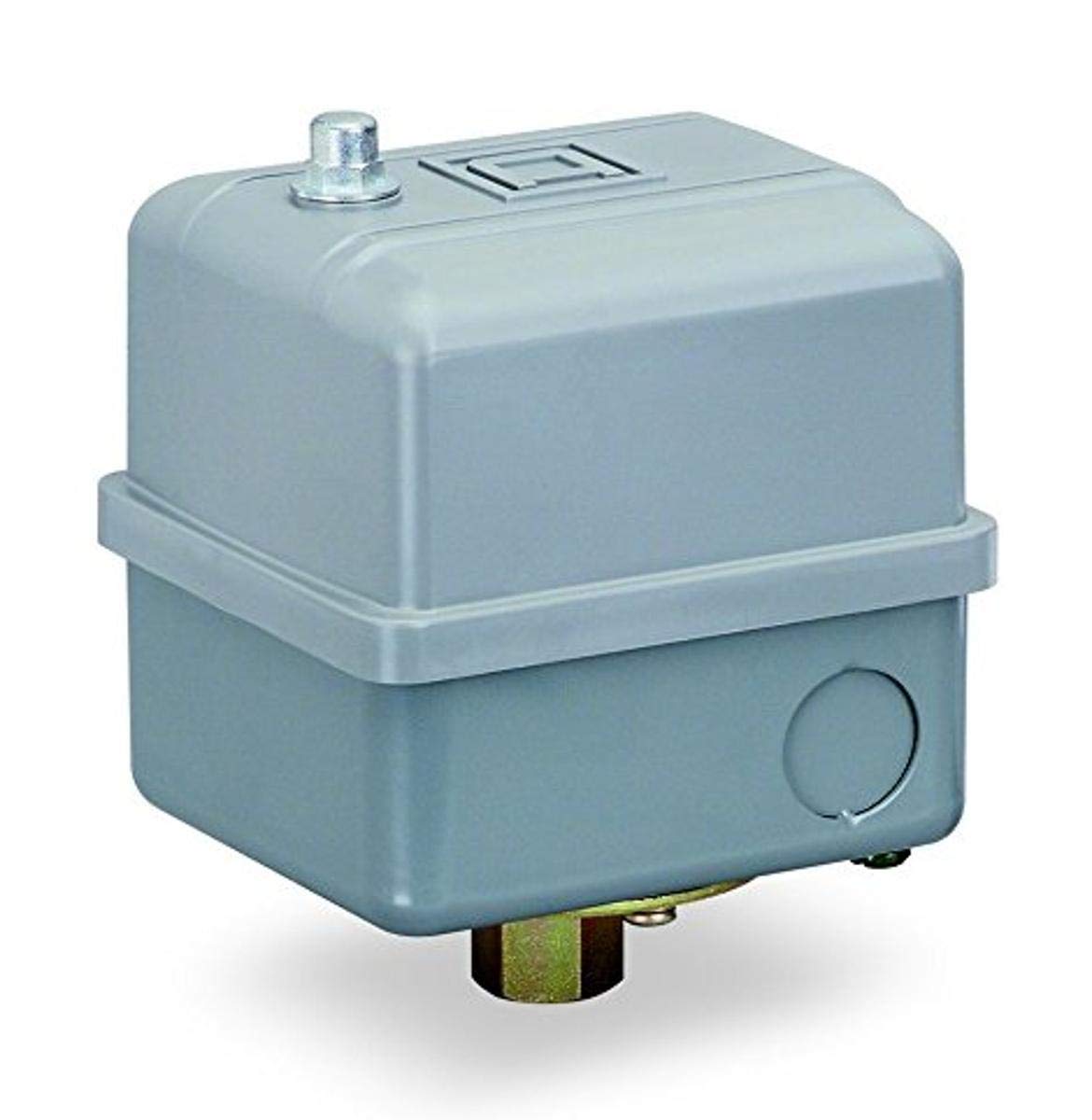 square d by schneider electric 9013 ghg2j30 Interruptor de presión, 200/250 Psi sensor, NEMA 1 Enclosure, 1/10.2 cm NPSF, 80 – 100 PSI puntos