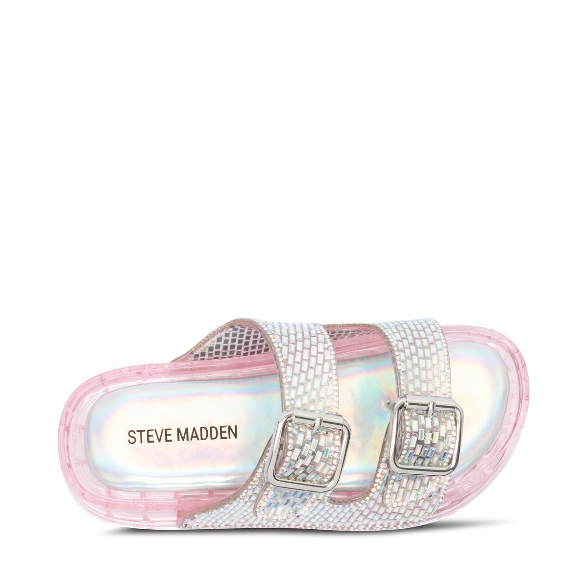 Steve Madden JLOLLI Sandalias planas para niña