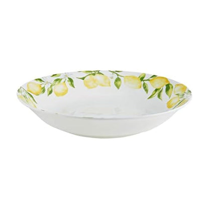 Mikasa Lemons Bone China - tazón ligero resistente a las astillas, 10 pulgadas, multicolor