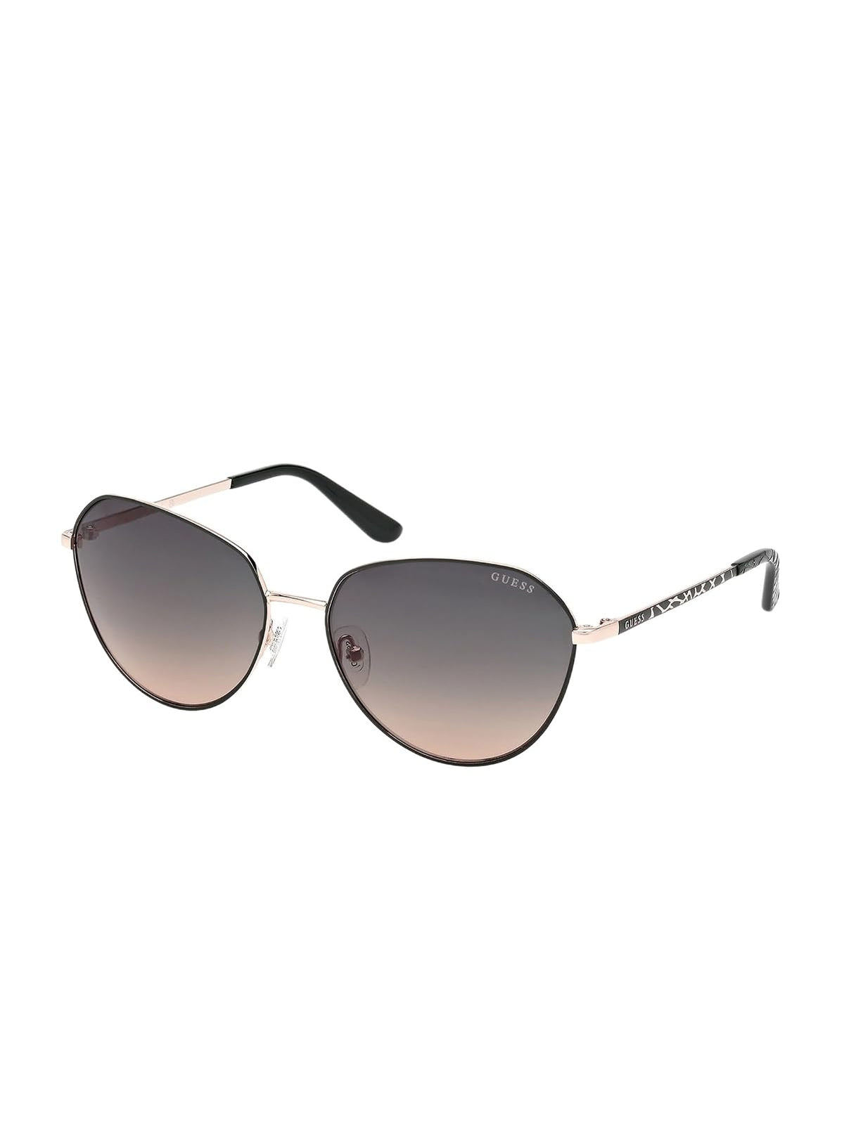 Guess Lentes de Sol GU00148 para Mujer, Armazón Metálico y Micas Humo Degradado con Protección UV Nivel 3