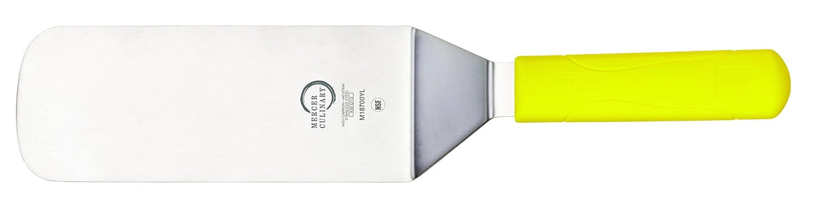Mercer Culinary Millennia Cuchillos y Utensilios Profesionales - 8 x 3-Inch Turner - Amarillo