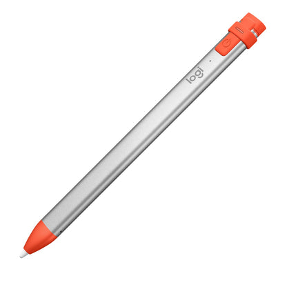 Logitech Crayon, Lápiz Digital Crayon para Todos los iPads (Versiones de 2018 y posteriores) con tecnología Apple Pencil, diseño estabilizador y Punta Inteligente dinámica.