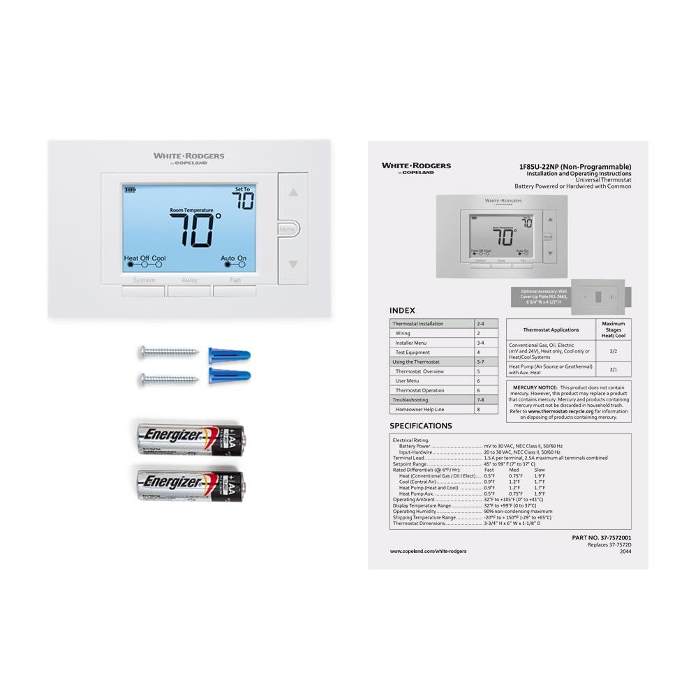 Emerson 1F85U-22NP termostato no programable