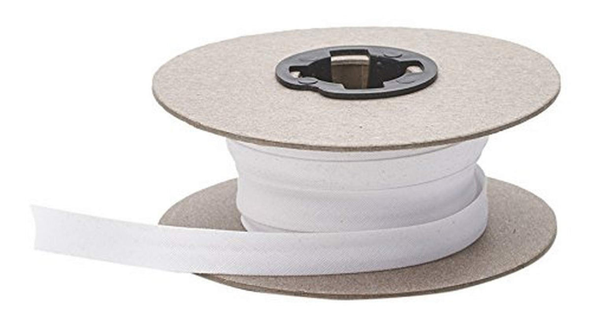 Pearl Quilt Binding, 25 yd, White