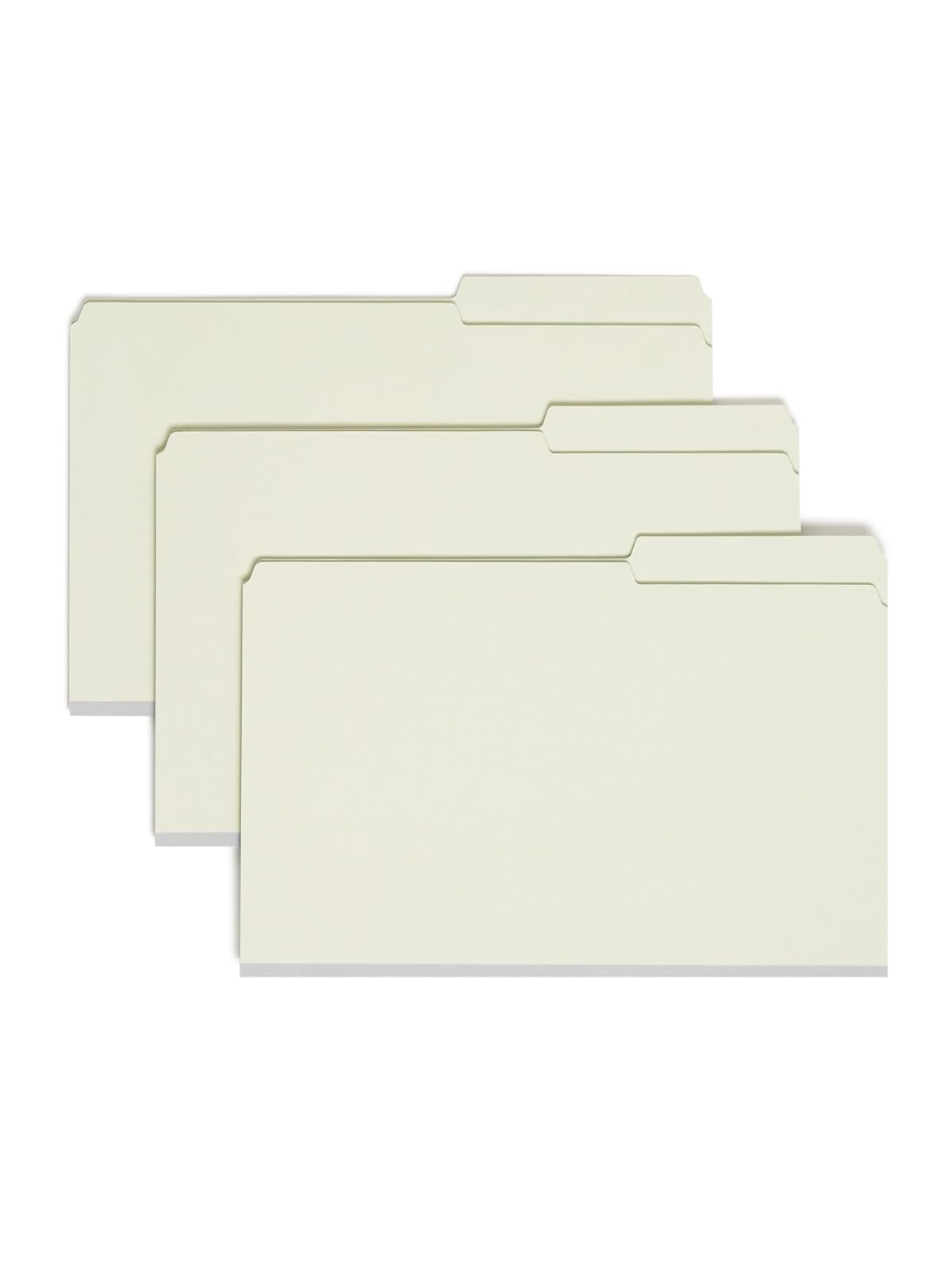 Smead Carpeta de archivos con cierres SafeSHIELD, 2 sujetadores, pestaña de corte 2/5, altura de guía, expansión de 2 pulgadas, tamaño legal, gris/verde, 25 por caja (19920)