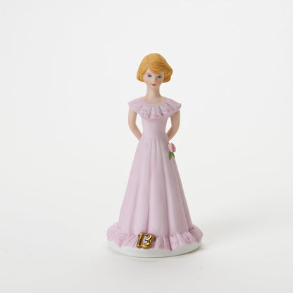 Enesco E2313 Growing up Girls from Blonde Age 13 Figurine 6.5 IN