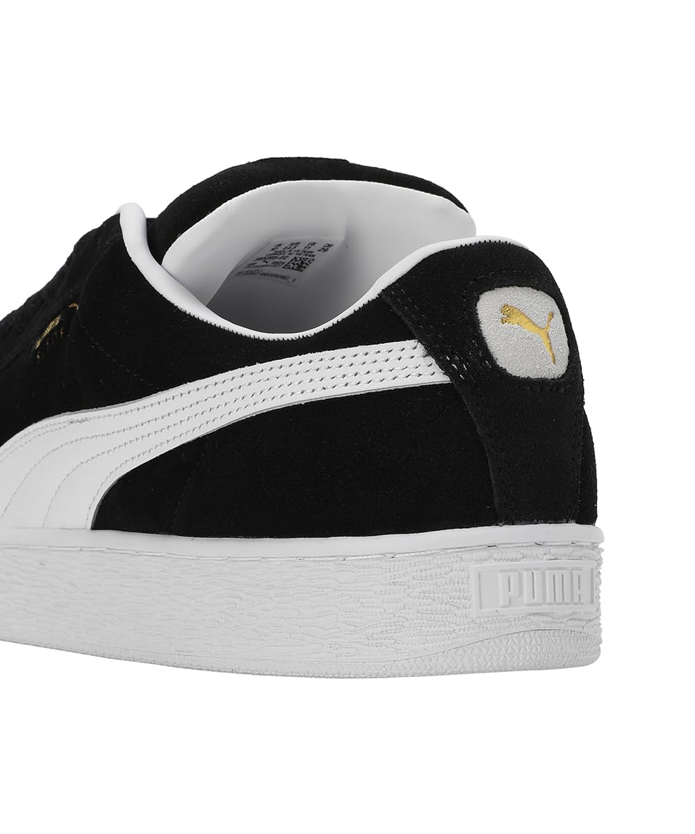 Puma, Tenis Casuales Suede XL, Unisex, Negro, Talla 22