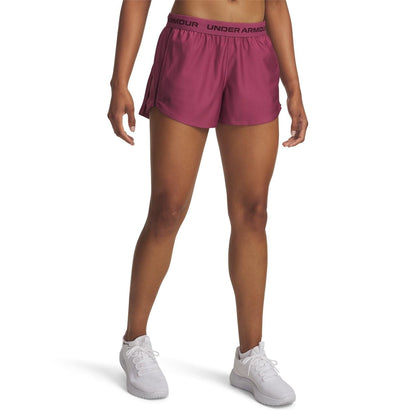 Under Armour Tech Play Up Short Deportivo para Mujer - CH - Rojo