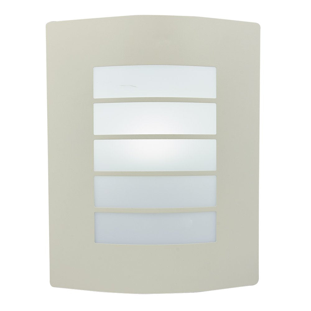 Tecnolite - Lámpara de Pared para Exteriores, Color Satinado, Base E27, 100 - 240 Volts