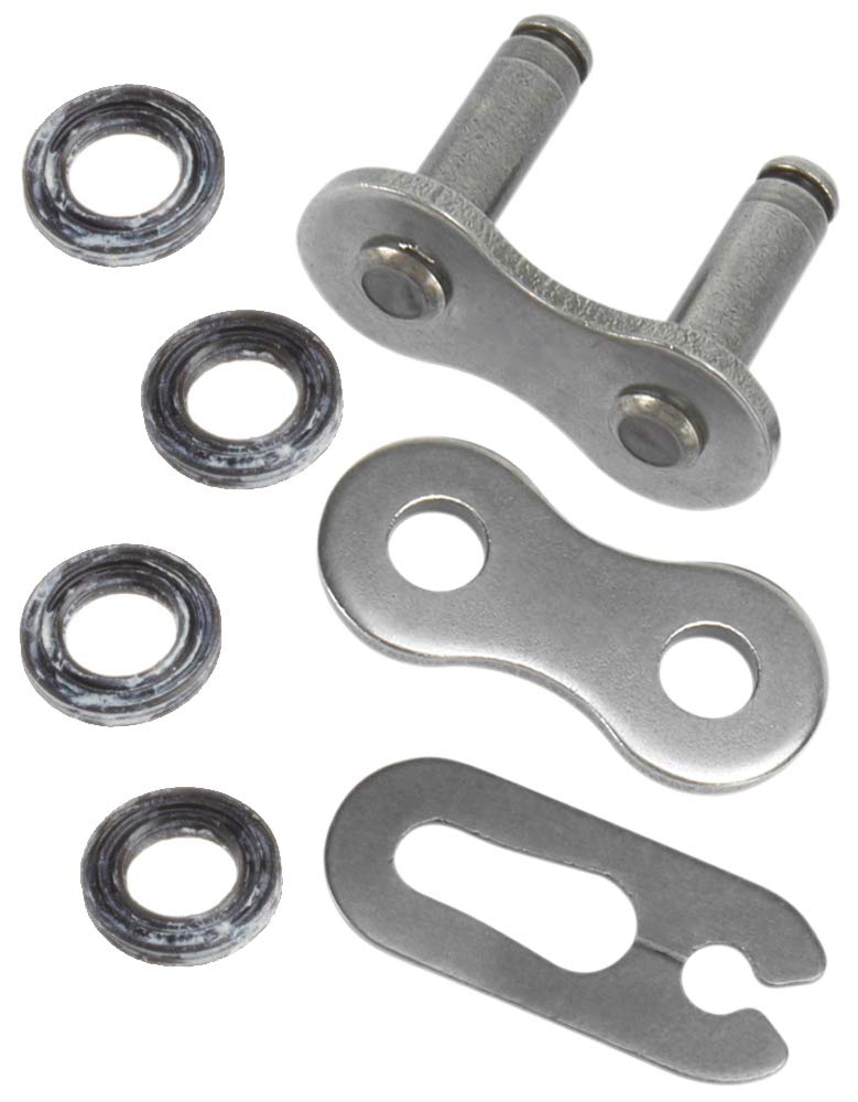 JT Chain JTC525X1R3SL (Serie 525) Enlace de conexión tipo clip de anillo en X de acero negro - Clip Type Connecting Link - Acero negro