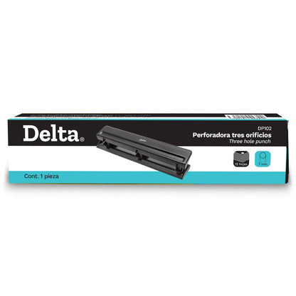 Delta Perforadora de 3 Orificios. 12 Hojas. DP102
