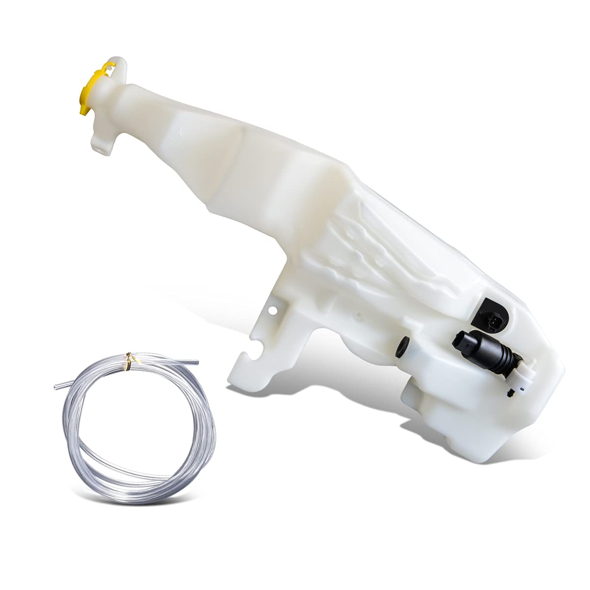 DNA Motoring OEM-WT-CH1288220 Depósito de Líquido Limpiaparabrisas con Tapa de Bomba y Sensor para Jeep Grand Cherokee 11-15, Blanco