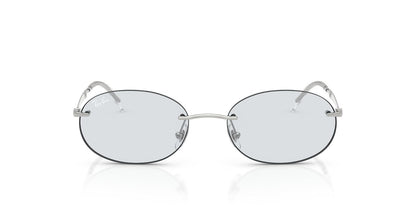 Ray-Ban Rb3767 Gafas Unisex adulto - 54 mm - Plata - Fotocrómico Zafiro Oscuro