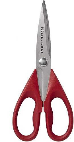 KitchenAid - Tijeras, Rojo/Negro, 22.2 cm, 1