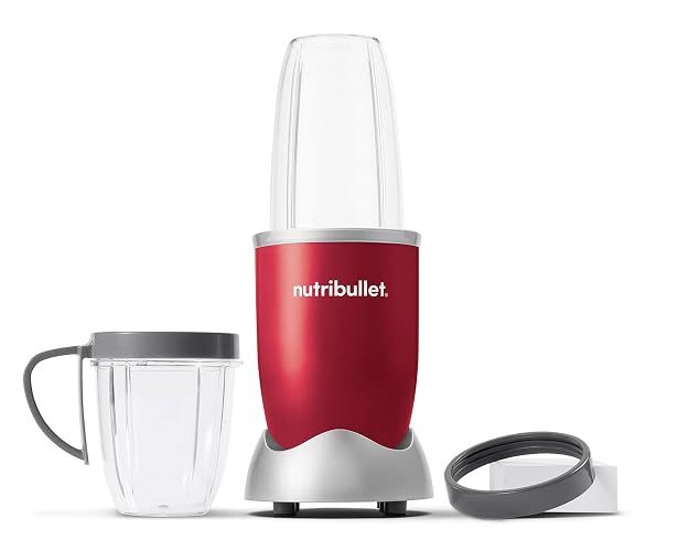 Nutribullet NBR-0804R-DL Personal Blender 6 piezas, 600W, Rojo