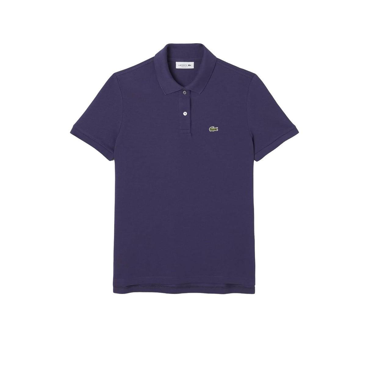 Lacoste Polo Petit Piqué Corte Regular Mujer - M - Morado