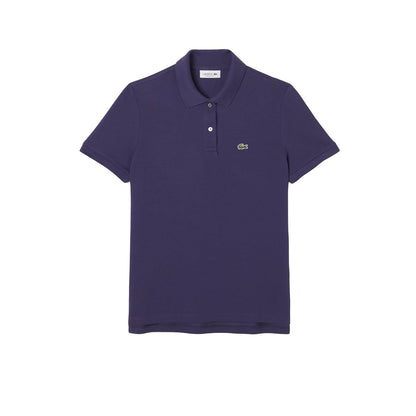 Lacoste Polo Petit Piqué Corte Regular Mujer - M - Morado