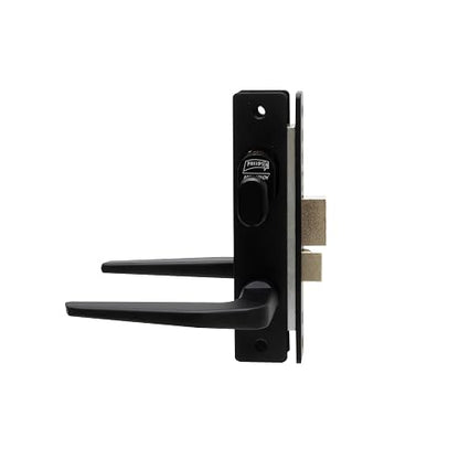 Phillips Cerradura Modelo Slim 549 Manija Delgada Para Puerta De Aluminio Negro