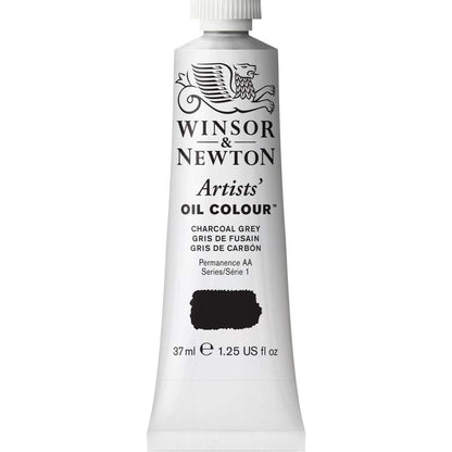 Winsor & Newton Artists' Oil Colour Pintura al Óleo Profesional, 37 ml - 37-ml Tube - Gris (Charcoal Grey)