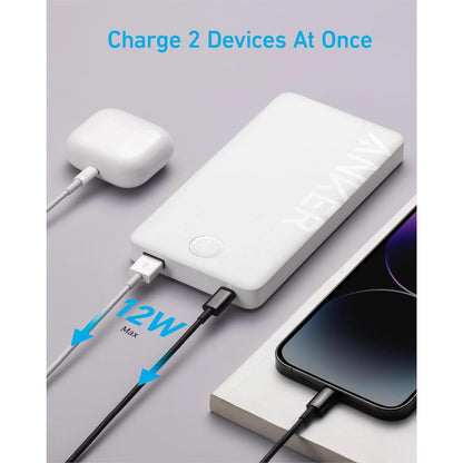Anker Power Bank 10,000mAh Carga Rápida Bidireccional Violeta