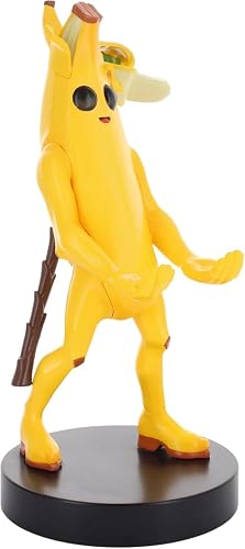 Exquisito Juego: Peely - Driver Original y Soporte para teléfono, Soporte para Dispositivo Coleccionable de plátano Amarillo, Figura Oficial