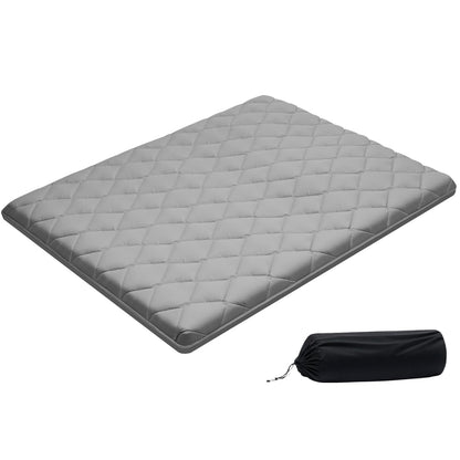 VEVOR Colchoneta Tatami Plegable, Tipo Futón Japonés - Gris - 2032 x 1524 x 89 mm