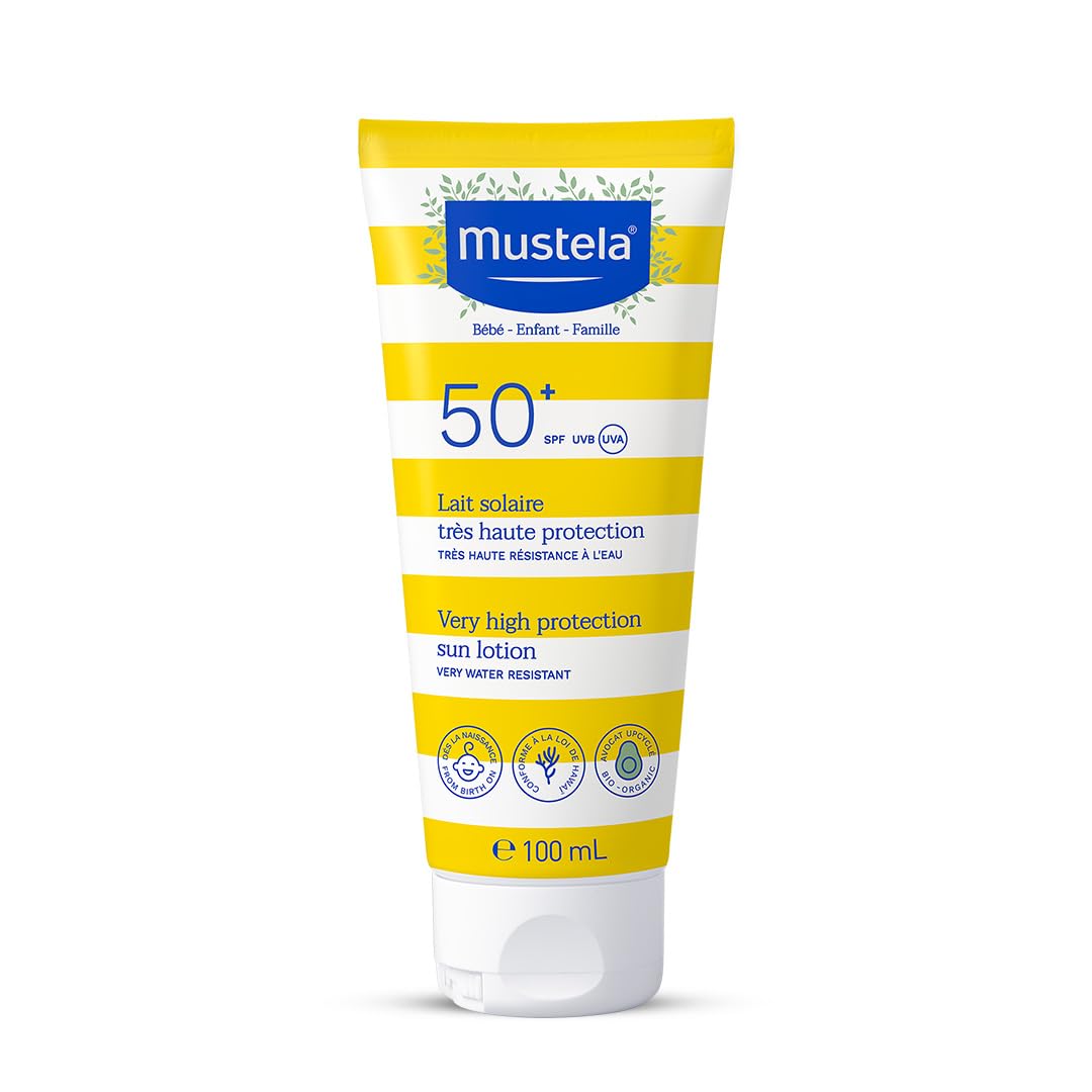 Mustela Loción Solar De Alta Protección FPS 50+, 100ml