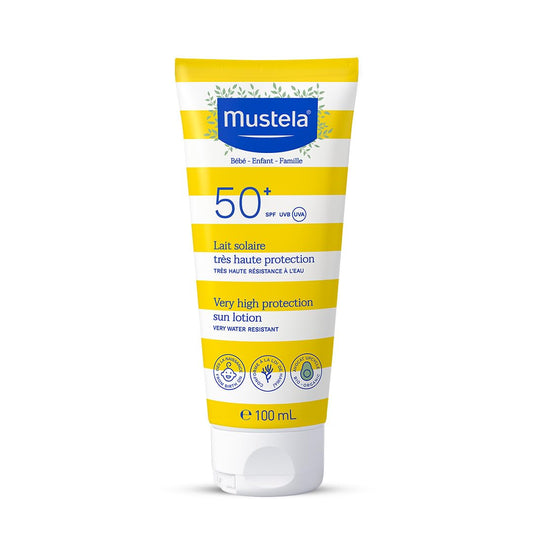 Mustela Loción Solar De Alta Protección FPS 50+, 100ml