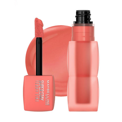 Maybelline Super Stay Teddy Tint Tinta para Labios Mate, 5 ml - Tono Baby Tee