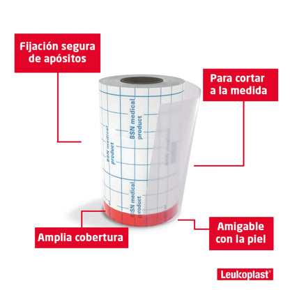 BSN Medical Solutions Leucoplasto Hypafix Transparente 10 CM x 2 MT | Color Transparente