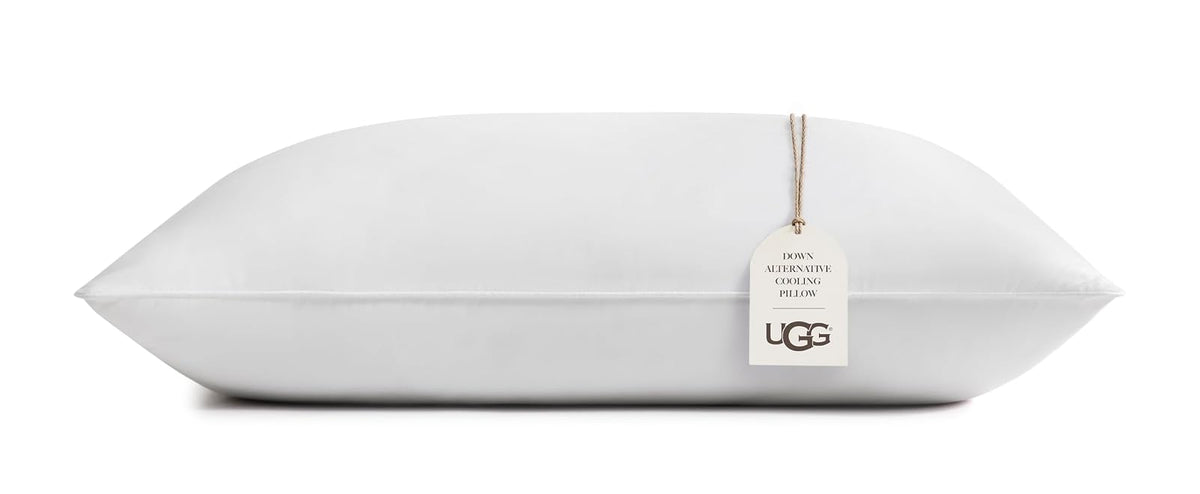 UGG Danielle - Almohada de Cama de Hotel de Lujo hipoalergénica de tamaño estándar para Dormir en la Parte Posterior o Lateral con Funda Lavable para tamaño Queen matrimonial o Individual, 20 x 28