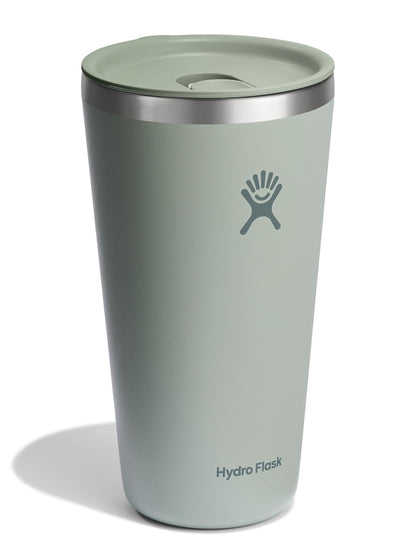 Hydro Flask - Vaso con Tapa a presión, Taza de Viaje aislada, Taza de café de Acero Inoxidable, 28 onzas, Color Verde Agave