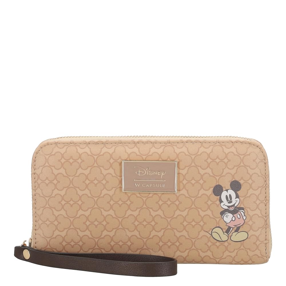 W Capsule Mickey Cartera para Mujer Café HBDONNER38CW