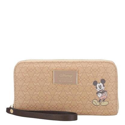 W Capsule Mickey Cartera para Mujer Café HBDONNER38CW