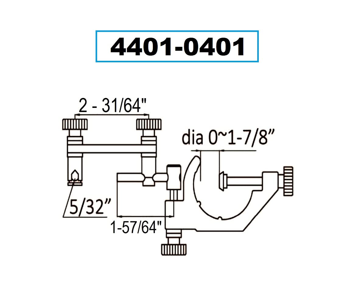 HHIP 4401-0401 - Soporte universal para indicador de prueba