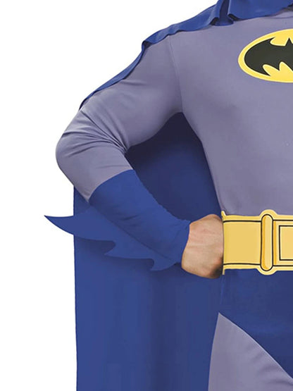Rubie's Costume, Disfraz de Batman para Adulto Caballero, Gris/Azul