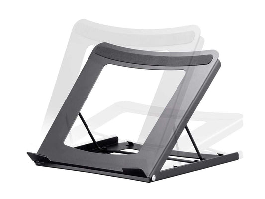 Monoprice Adjustable Folding Laptop Stand - Steel Ideal For Work, Home, Office Laptops - Workstream Collection