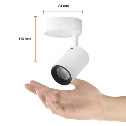 Tecnolite - Lámpara de Techo para Interior de Casas Beid II, Potencia 4.7 Watts, Foco Incluído. Función Dirigible hacia Diferentes Ángulos, Spot LED de Sobreponer. Iluminación Interior
