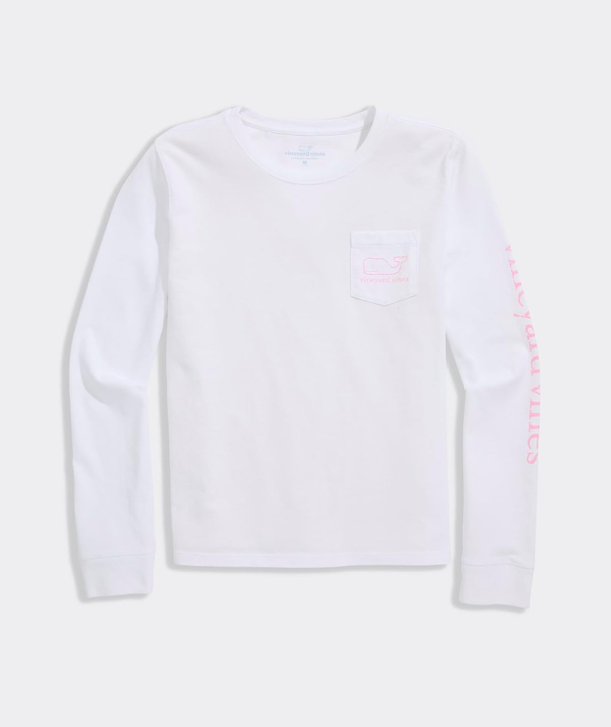 Vineyard Vines Playera de Manga Larga con Bolsillo para niña Camisa para Niñas