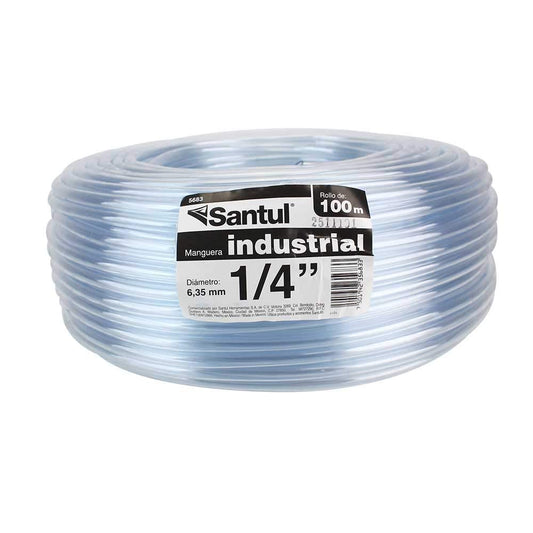 SANTUL, Manguera para Uso Industrial, Alta Flexibilidad y Resistencia, 100 metros, Mangueras Industriales, Modelo 5683