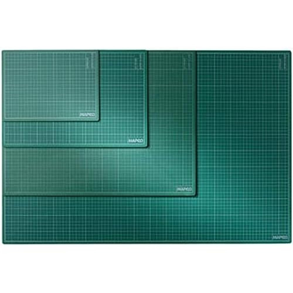 Maped - Office - Tapete/soporte de corte multiusos A2, 18X24 pulgadas, verde, 1 pieza