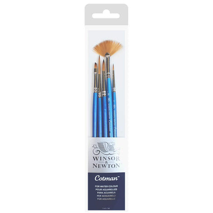 Winsor & Newton Cotman Set de Pinceles para Acuarela - Set of 5 - Set de 5