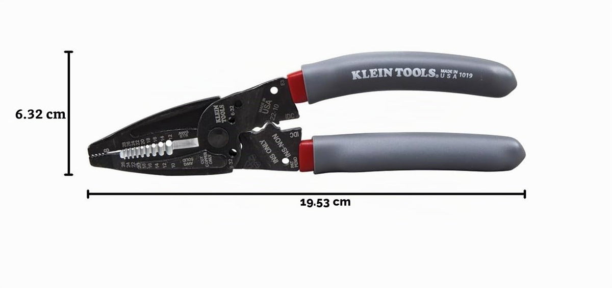 Klein Tools 1019 Klein Kurve - Pelacables para conectores B e IDC, fabricado en Estados Unidos, terminales, más