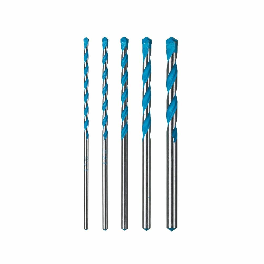 Bosch IMC16 - Broca multiconstrucción de impacto, 1.27 cm - Agarradera redonda - 5-PieceSet