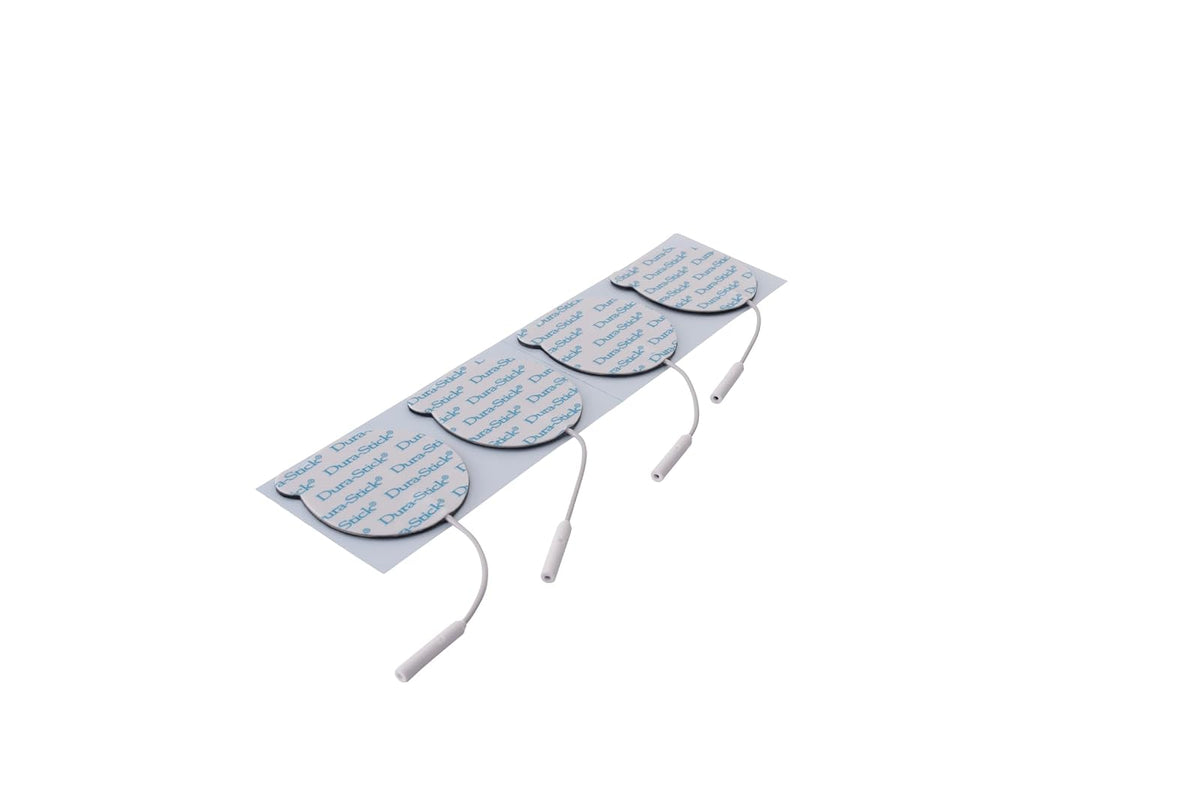 Chattanooga Dura-Stick Plus Self Adhesive Electrodes, 2" Round (40 Pack)